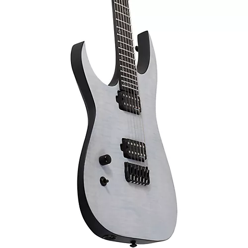 Schecter Guitar Research KM-6 MK-III Legacy Left-Handed Electric Guitar Transparent White Satin