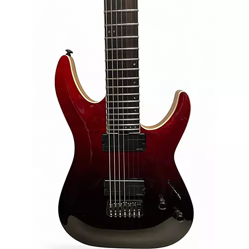 Used Schecter Guitar Research C-7 SLS ELITE BLOODBURST Solid Body Electric Guitar BLOODBURST