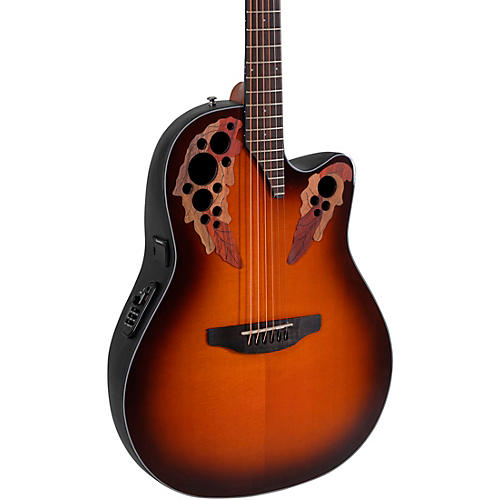Ovation CE44 Celebrity Series Elite Mid-Depth Acoustic-Electric Guitar Reverse Blue Burst