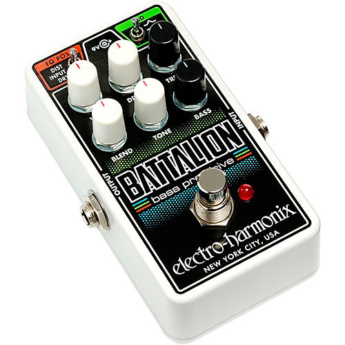 Electro-Harmonix Nano Battalion Bass Preamp & Overdrive Effects Pedal