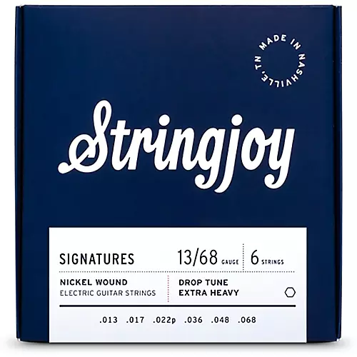 Stringjoy Signatures 6 String Nickel Wound Electric Guitar Strings 9 - 46