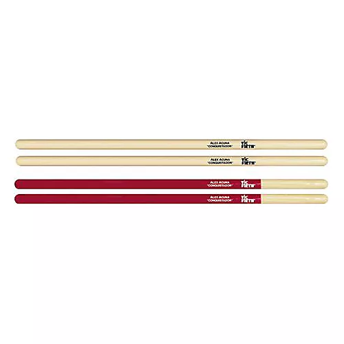 Vic Firth Alex Acuna Conquistador Timbale Sticks Red
