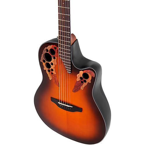 Ovation CE44 Celebrity Series Elite Mid-Depth Acoustic-Electric Guitar Reverse Blue Burst