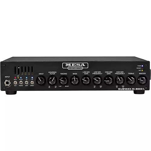MESA/Boogie Subway D-800+ Lightweight Solid State Bass Head Black