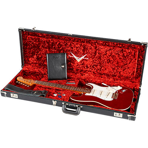 Fender Custom Shop Limited-Edition Double-Bound Stratocaster Journeyman Relic Electric Guitar Aged Sherwood Green Metallic