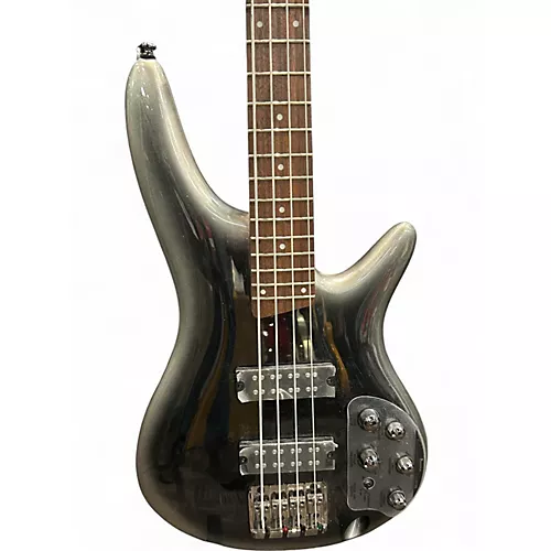 Used Ibanez SR300 SILVER Electric Bass Guitar SILVER