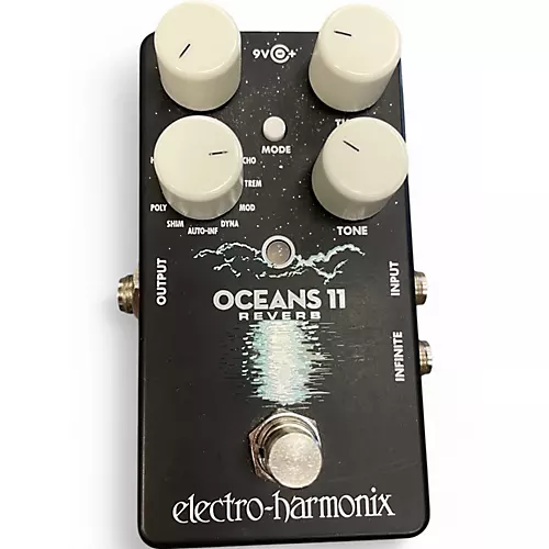 Used Electro-Harmonix Oceans 11 Reverb Effect Pedal