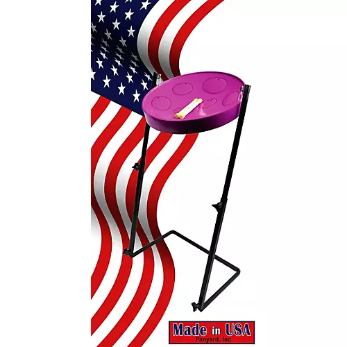 Panyard Jumbie Jam Steel Drum Kit with Metal Z-Floor Stand Silver