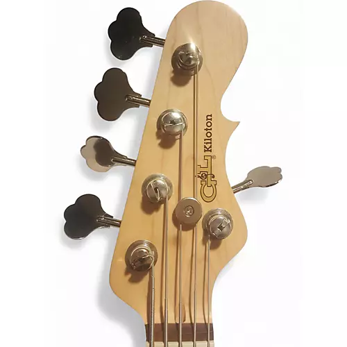 Used G&L kiloton 5 Red Electric Bass Guitar Red