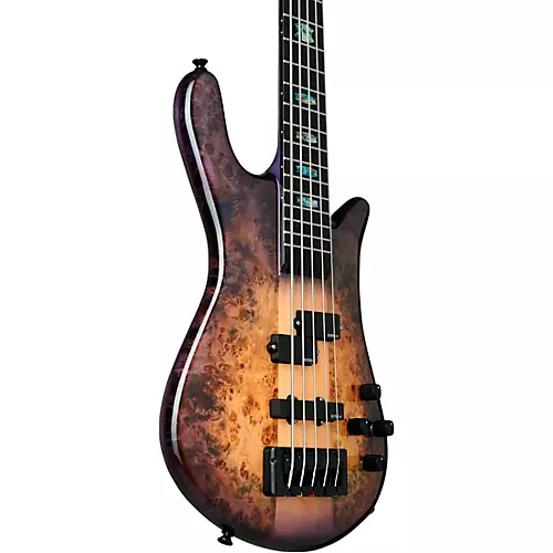 Spector Euro 5 Custom 5 String Electric Bass Natural Black Burst Gloss