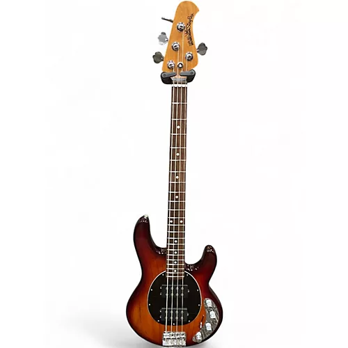Used Ernie Ball Music Man StingRay Special HH Burnt Amber Electric Bass Guitar Burnt Amber