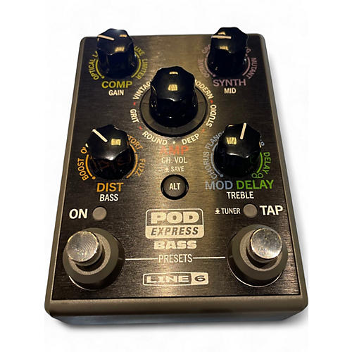Used Line 6 POD EXPRESS BASS Effect Processor