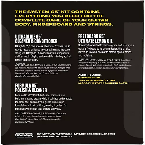 Dunlop System 65 Guitar Tech Kit