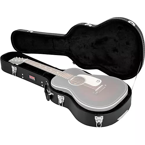 Gator GWE-Acou-3/4 Hardshell 3/4-Size Acoustic Guitar Case Black