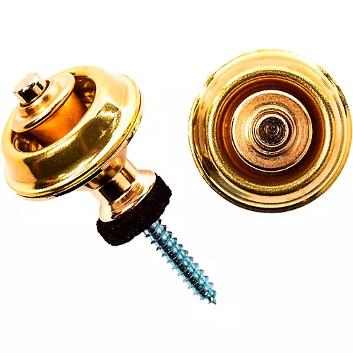 Dunlop Dual-Design Straplok System Black Chrome