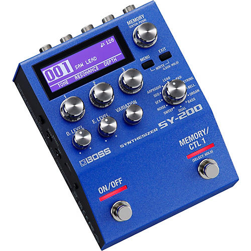 BOSS SY-200 Synthesizer Effects Pedal Blue