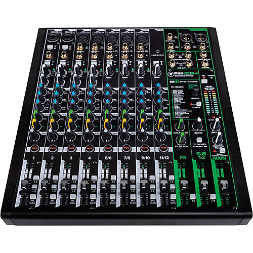 Mackie ProFX12v3 12-Channel Mixer With Gator Mixer Bag and Cables
