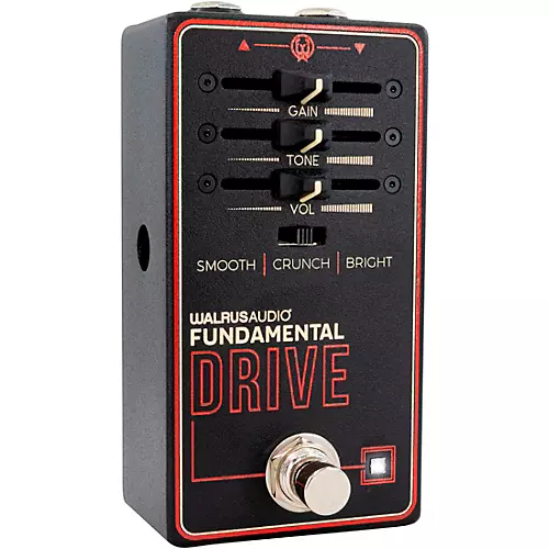 Walrus Audio Fundamental Series Overdrive Effects Pedal Black