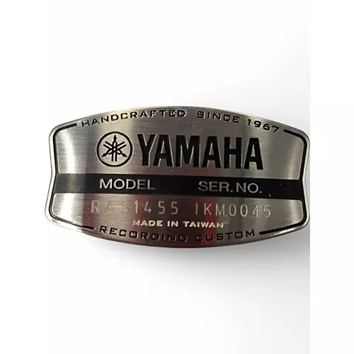 Used Yamaha 14in Recording Custom Snare Aluminum Drum Aluminum 33