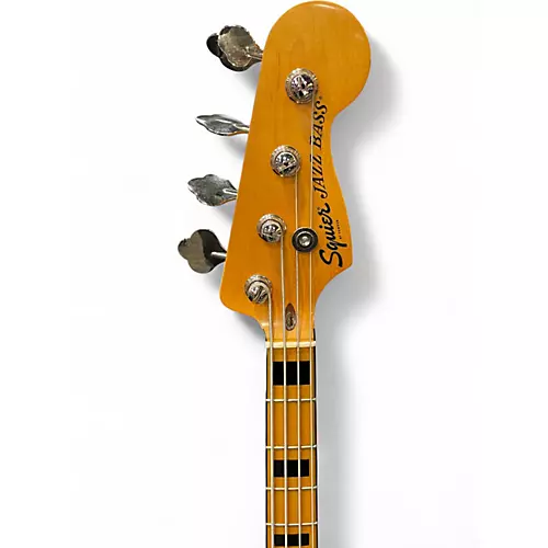 Used Squier Classic Vibe 70s Jazz Bass Natural Electric Bass Guitar Natural