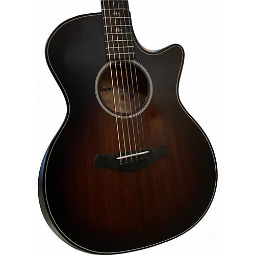 Used Taylor Builder's Edition 324CE Tobacco Kona Burst Acoustic Guitar Tobacco Kona Burst