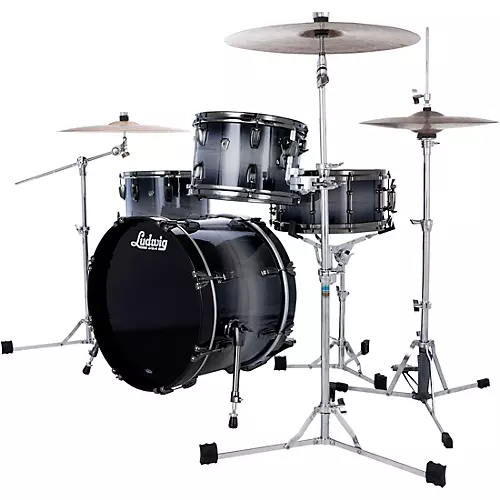 Ludwig Maple Exotic 3-Piece Downbeat Shell Pack with 20 in. Bass Drum Nocturne Burst