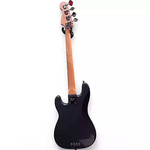 Used Fender American Standard Precision Bass Silver Electric Bass Guitar Silver