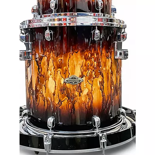 Used 2024 TAMA 3 Piece Starclassic MOLTEN BROWN BURST Drum Kit MOLTEN BROWN BURST