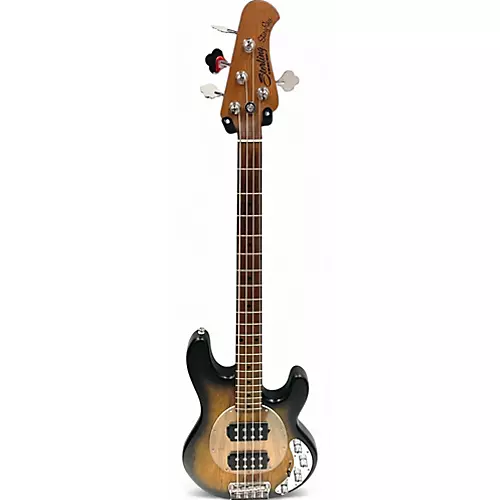 Used Sterling by Music Man Ray34HH Spalted Maple Electric Bass Guitar Spalted Maple