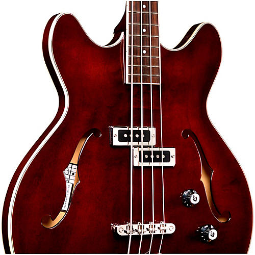 Guild Starfire I Bass Short Scale Semi-Hollow Electric Bass Guitar Vintage Walnut
