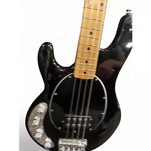 Used Ernie Ball Music Man Stingray H Black Electric Bass Guitar Black