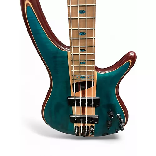 Used Ibanez SR1420B GREEN LOW GLOSS Electric Bass Guitar GREEN LOW GLOSS