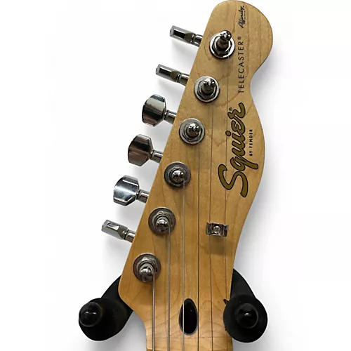 Used 2024 Squier Affinity Telecaster Black Solid Body Electric Guitar Black