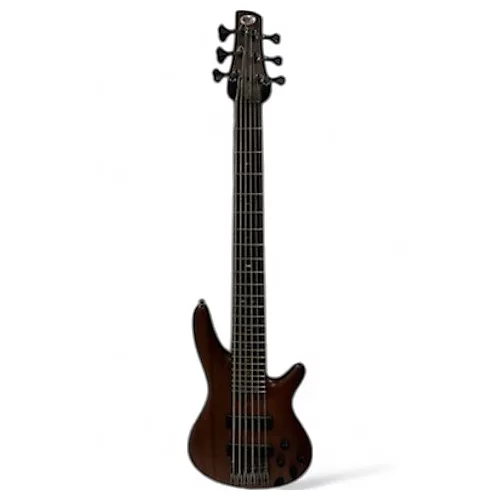 Used Ibanez Prestige SR5006 Natural Electric Bass Guitar Natural