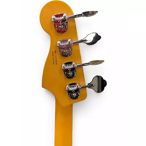 Used Fender American Ultra Precision Bass Pearl White Electric Bass Guitar Pearl White