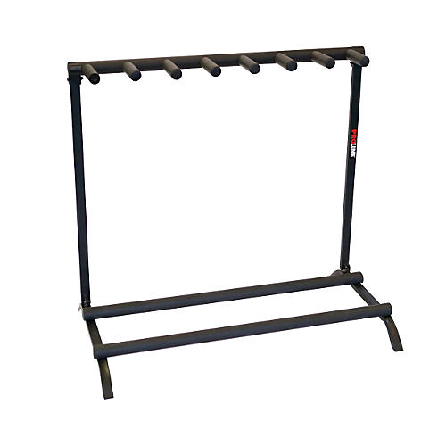 Proline PLMS7 7-Guitar Folding Stand Black