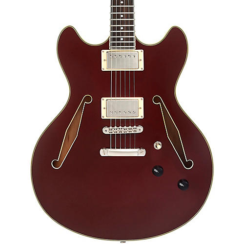 D'Angelico Excel DC Tour Semi-Hollow Electric Guitar With Supro Bolt Bucker Pickups and Stopbar Tailpiece Slate Blue