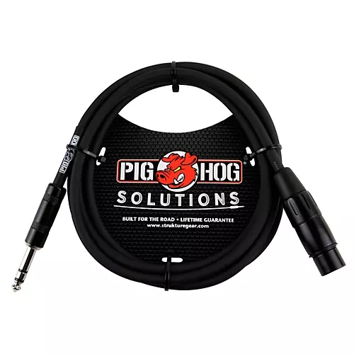 Pig Hog Solutions TRS(M) to XLR(F) Balanced Adapter Cable 20 ft.