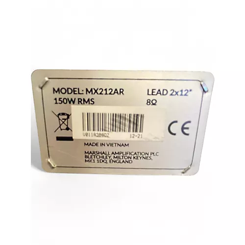 Used Marshall MX212AR Guitar Cabinet