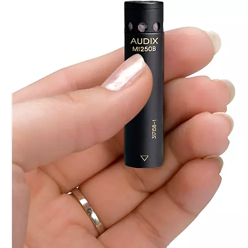 Audix M1250BHC Miniature Hypercardioid Condenser Microphone Black