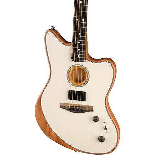 Fender American Acoustasonic Jazzmaster Acoustic-Electric Guitar Tungsten