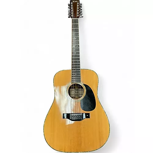 Used Fender F-80-12 Natural 12 String Acoustic Guitar Natural