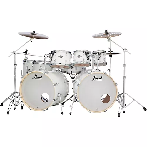 Pearl Export Double Bass 8-Piece Drum Set Jet Black