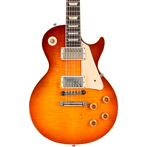 Gibson Custom Murphy Lab 1959 Les Paul Standard Reissue Heavy Aged Electric Guitar Green Lemon Fade