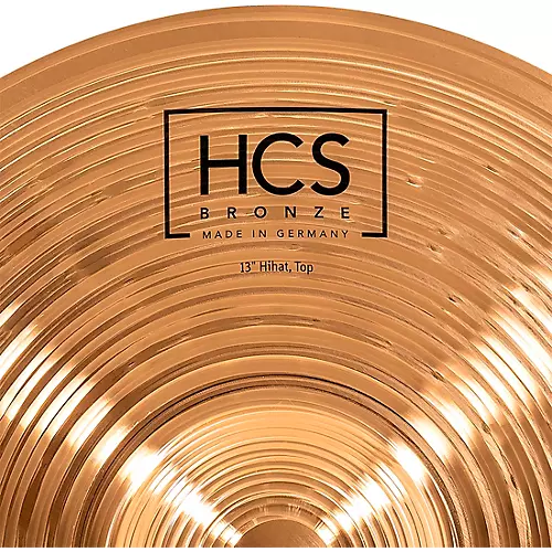 MEINL HCS Bronze Hi-Hat Cymbals 15 in.