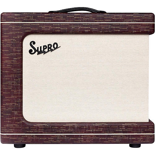 Supro Delegate Custom 1x12 25W Tube Combo Amp Black Scandia