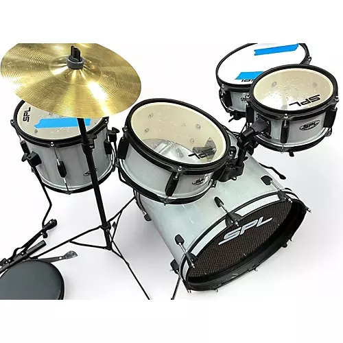 Used Sound Percussion Labs 5 piece MISCELLANEOUS Silver Sparkle Drum Kit Silver Sparkle