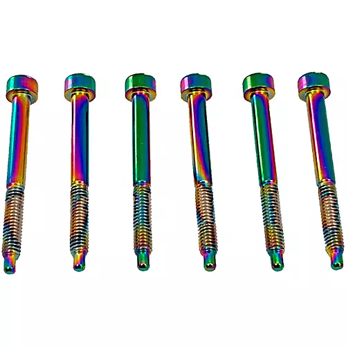 Floyd Rose Stainless Steel String Lock Screws Burnt Chrome