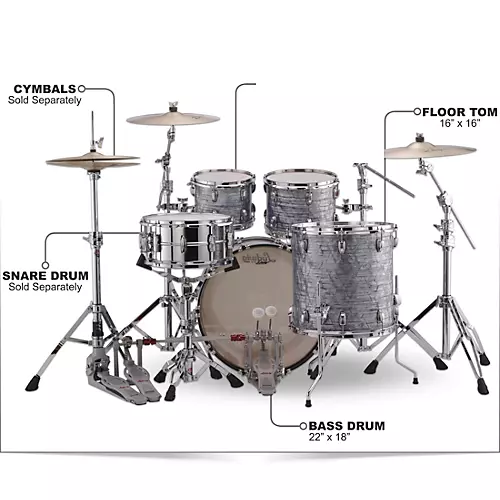 Ludwig Classic Maple 4-Piece Mod Shell Pack With 22