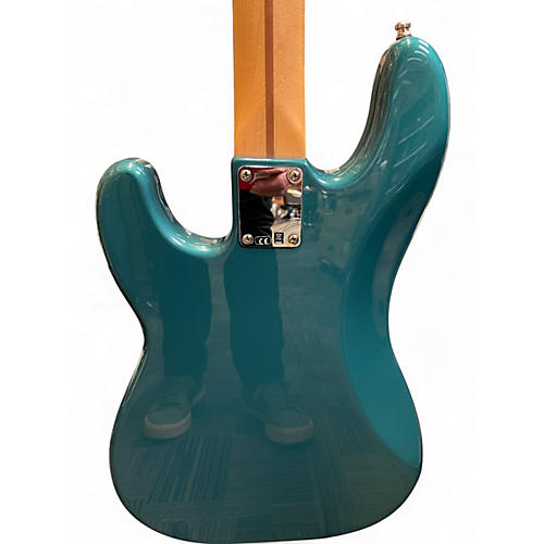 Used 2017 Fender FSR Standard Precision Bass Ocean Turquoise Electric Bass Guitar Ocean Turquoise
